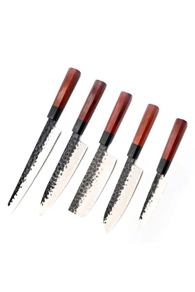 hocho Set 5 cutite profesional seria JP, otel japonez HRC 60 calire manuala, ...