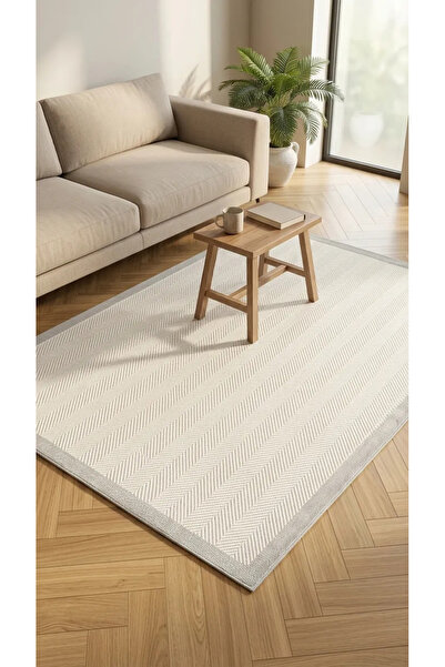 Derya Home Enzo Sisal 01 Dokulu Kaymaz Taban Modern Halı