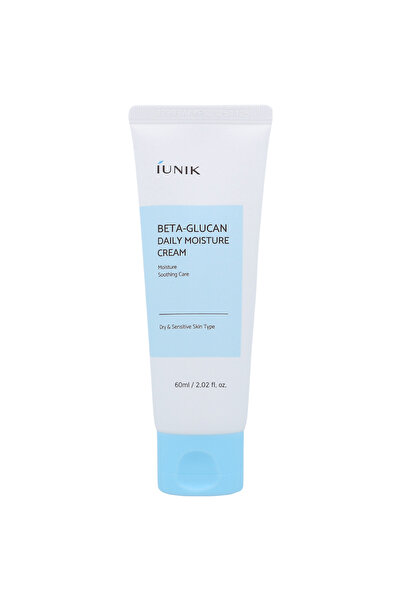 iUNIK Beta-Glukanový denní hydratační krém, 60 ml - Hydratační krém na obličej