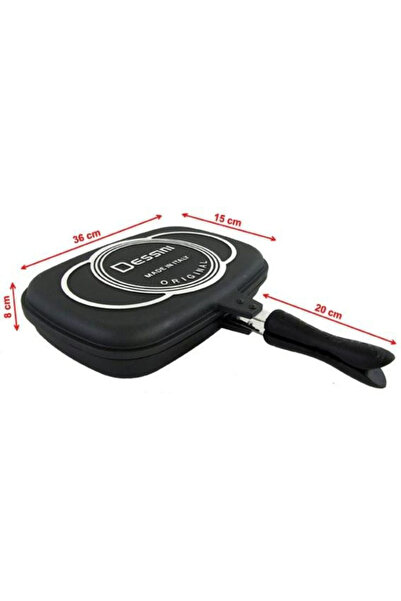 OEM Tigaie Dubla Antiaderenta, 36 cm, – Aluminiu Turnat, pentru Mentinerea Ca...