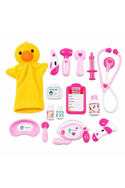Avaleea Set Joaca Doctor Pentru Copii Cu Marioneta Ratusca Si Accesorii Medic...