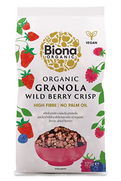 biona Granola cu fructe de padure crunchy bio 375g