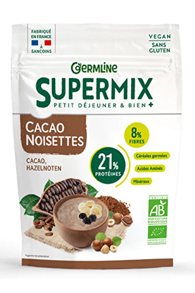 Germline Supermix pentru mic dejun cu alune si cacao bio 350g