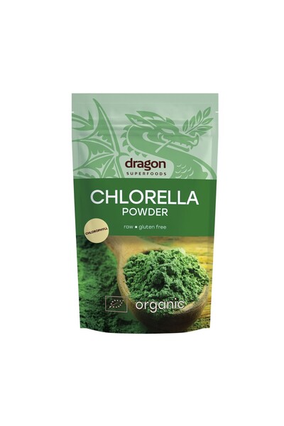 Dragon Superfoods Chlorella pudra raw bio 200g
