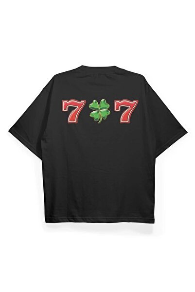 FO4RBS T2034 Μπλουζάκι Oversize με στάμπα τριφυλλιού