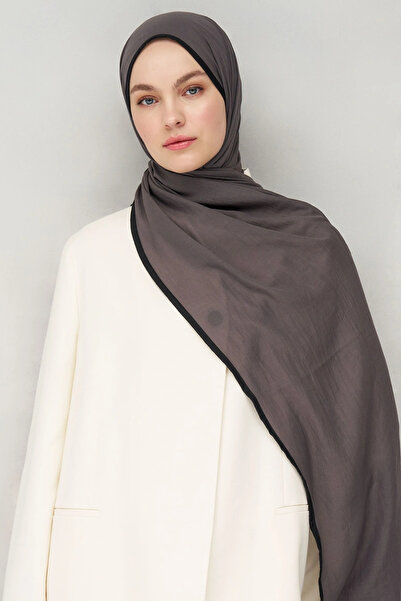 Madame Polo Muslin Shawl - Anthracite