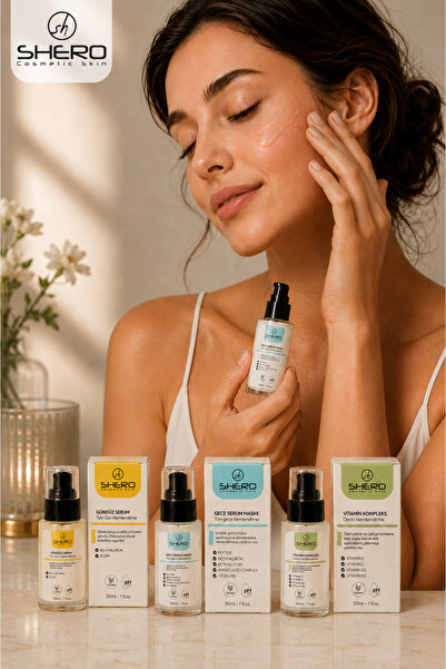 Günlük Cilt Bakım Rutini 3’lü Set Gündüz Serum + Vitamin Kompleks + Gece Serum Maske