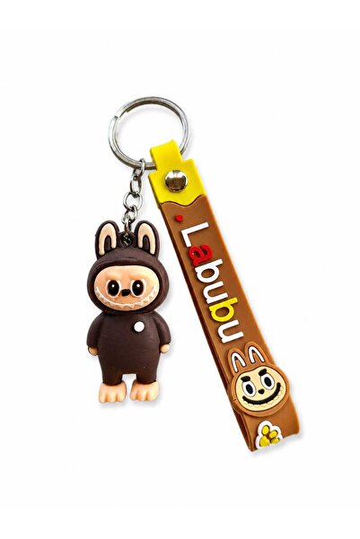 KAYLANIN DÜNYASI Labubu Keychain Bag Ornament with Big-Eyed Rabbit Figure – G...