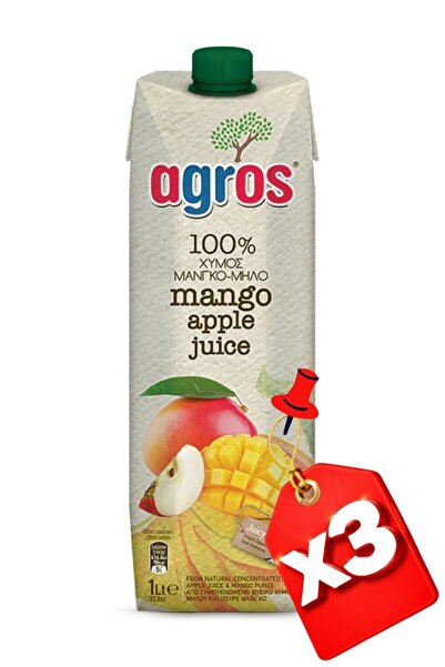 Agros 3x MANGO MĂR 100% 1000 ml