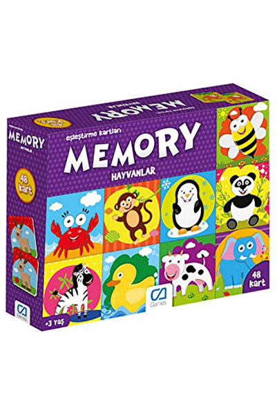 CA Games CA 5041 Memory Hayvanlar – Eğitici Hafıza ve Eşleştirme Oyunu