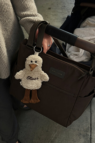 Personalized Name Mini Duffy Mother Baby Bag Charm Bag Ornament Charm