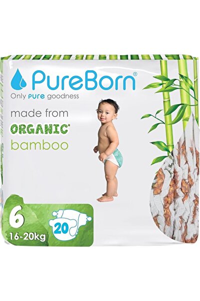 PUREBORN دايبرز 6×20 قطعة 16-20 كجم: 6956