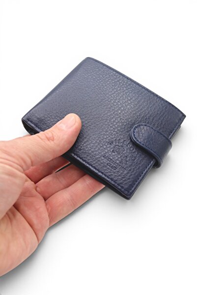 willpolo Genuine Natural Leather Horizontal Leather Wallet with Coin Compartm...