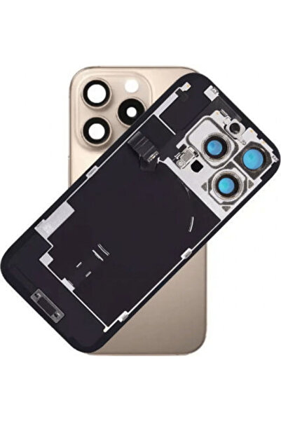 OEM Apple iPhone 16 Pro Max Τιτάνιο Ερήμου Κάλυμμα Μπαταρίας Πλήρης Βάση Φακό...