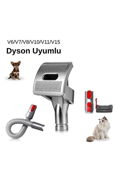AVITO Dyson V6/V7/V8/V10/V11/V15 Uyumlu Evcil Hayvan Tüy Fırçası Başlığı