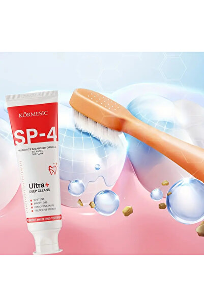 Kormesic Probiotic Whitening Toothpaste, Deep Cleans, Whitens, Brightens, Removes Stains, Freshens Breath