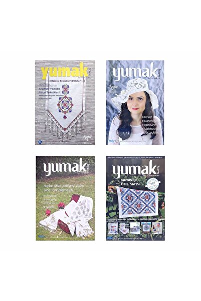 Tuva Yayıncılık Yumak (4 adet) Nakış Dergisi (113 - 115 - 116 - 117)