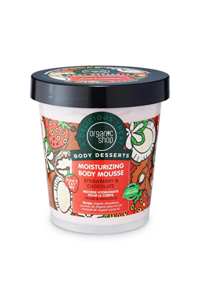 organic shop Body Deserts Strawberry Chocolate Moisturizing Mousse 450ml