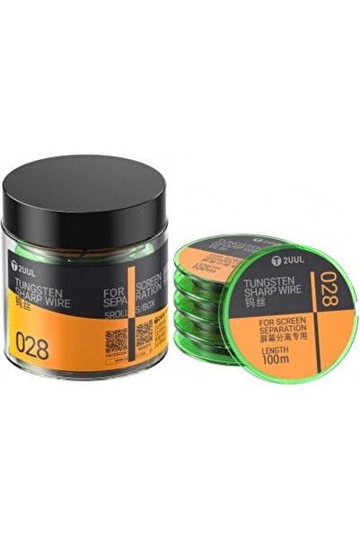 2uul Σύρμα Βολφραμίου Ws-028 0.028mm 100m Σετ 5 Τεμαχίων