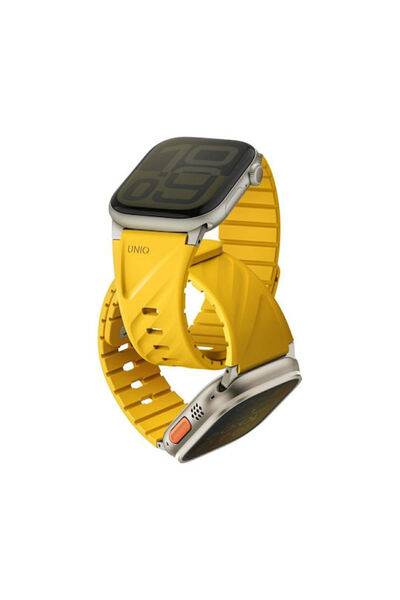 uniq Λουράκι Σιλικόνης Κίτρινο (Apple Watch 49/46/45/44/42/41/40mm, Uniq)