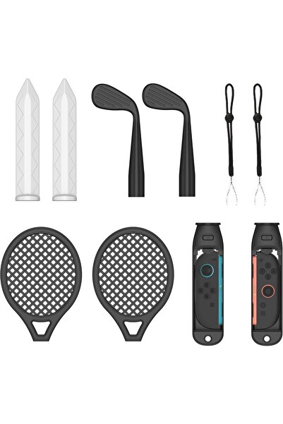 OEM Set de Accesorii Sportive 6în1 pentru Controlere Ergonomice Negru