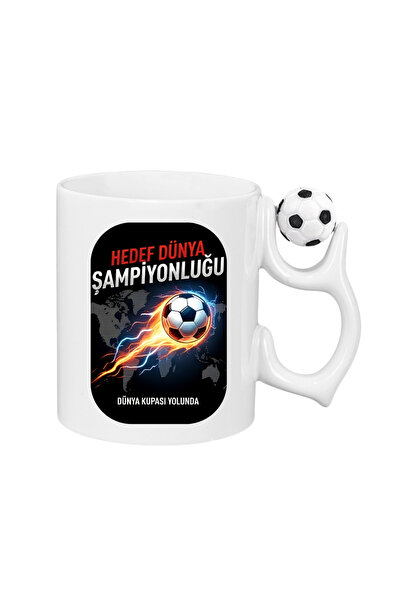 CERCİBAZAAR Red-White Custom Graphic Printed Mug
