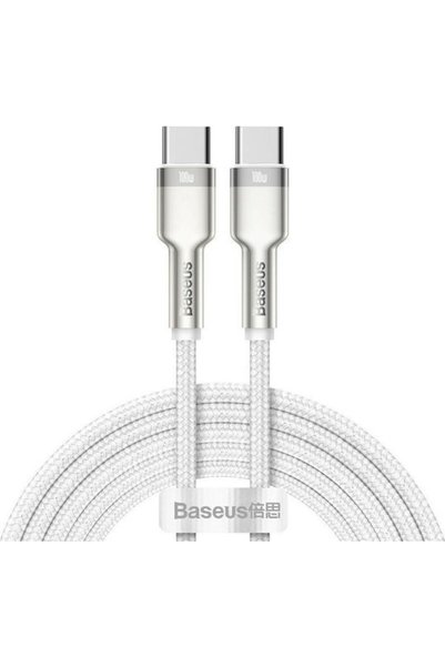 Baseus Cafule Μεταλλικό Πλεκτό Καλώδιο USB 2.0 USB-C Αρσενικό - USB-C 100W PD...