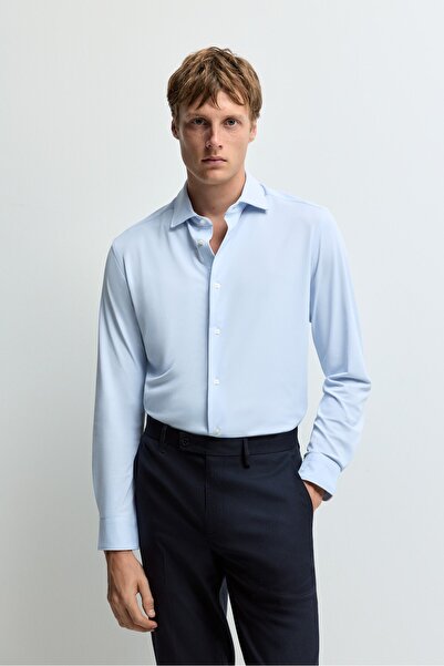 LEFTIES Slim fit özel dikim gömlek