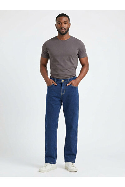 OEM Jeansuri Bărbătești drepte Elastice Lejer Confortabile Casual Bleumarin W...