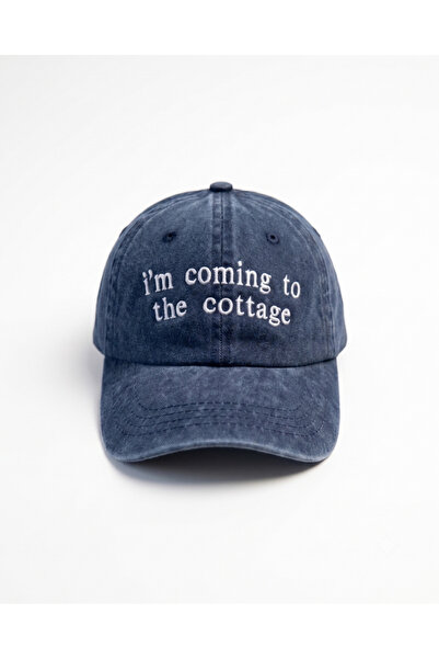 Tresore "Idem do vikendice" vezena vintage bejzbol kapa, trend "cottagecore" ...