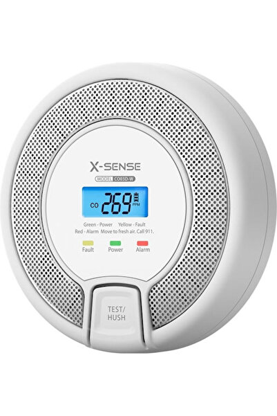 X-Sense CO03D-W Αυτόνομος Ανιχνευτής Μονοξειδίου του Άνθρακα 24 Ζώνες