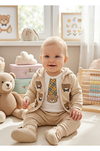 meyastore Baby Set with Teddy Bear Figure