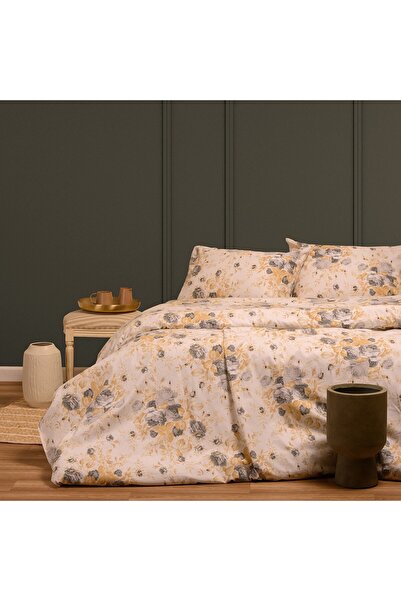 Melinen Παπλωματοθηκη Φανελενια Μονη Peonia Grey (165x245)