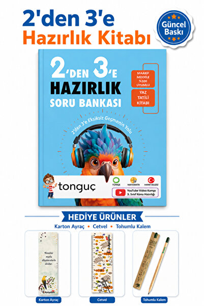 Tonguç Yayınları Tonguç 2'den 3'e Geçenler İçin Hazırlık Kitabı