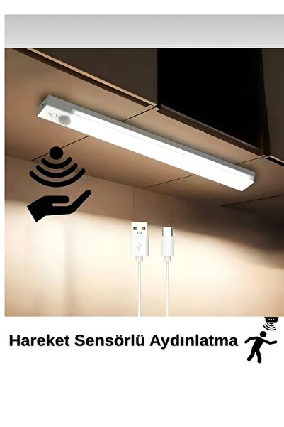 Empressco Hane216 Hareket Sensörlü Şarjlı LED 30CM BEYAZ Panel ,Elbise Dolabı...