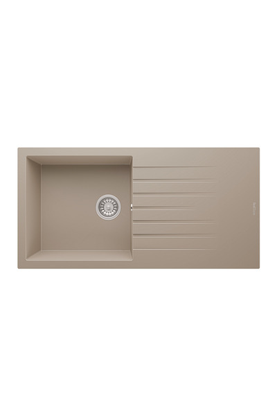 RealStone Laodikya 100 XL P015 Granit Evye 1000x500 mm Tek Göz Damlalıklı Mut...