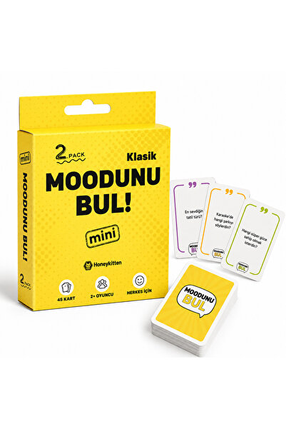 Sağlıkçı Shopping Find the Mode Card Game 2. Pack Classic Fun Box Game