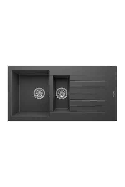 RealStone Troya 100 P005 Granit Evye 1000x500 mm Tek Göz Damlalıklı Mutfak Ev...