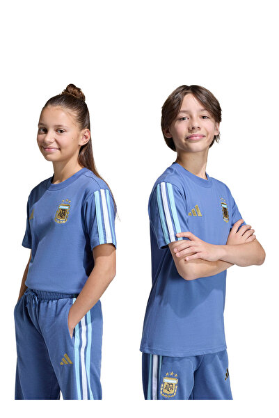 adidas Mavi Erkek Çocuk T-Shirt JZ6302 AFA KIDS TEE