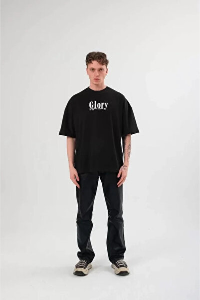 Beruflic Unisex Crew Neck Printed Oversize Tshirt