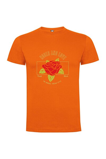 iLovePrints Neon Roses Love Story Tshirt