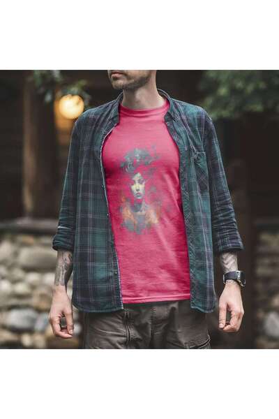 iLovePrints Abstract Portrait of a Woman Tshirt