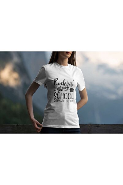 iLovePrints Rockin' the School Counselor Life Tshirt