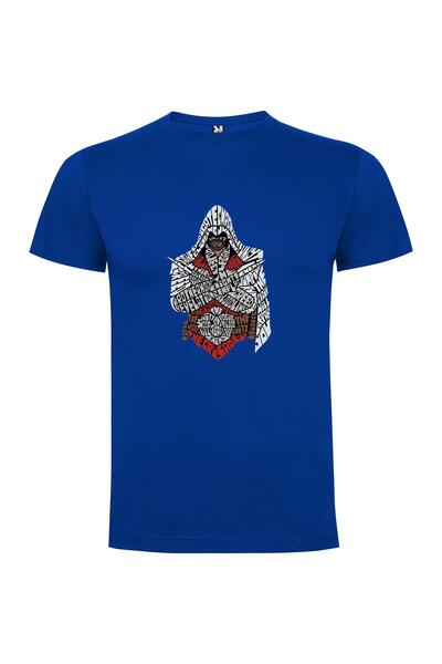 iLovePrints Black and White Assassins Tshirt
