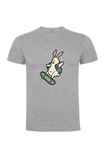 iLovePrints Bunny Skater Chic Tshirt