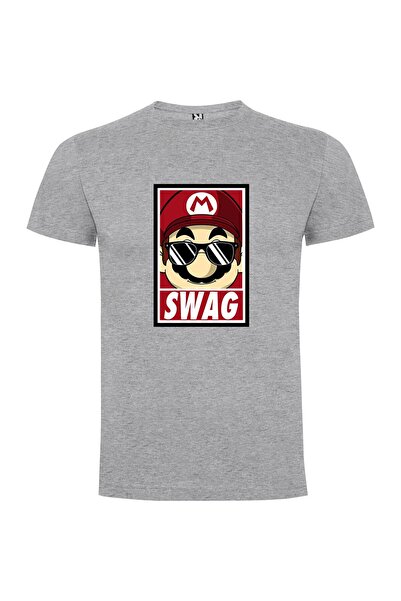 iLovePrints Mario's Swag Portrait Tshirt