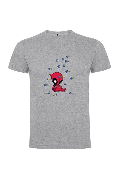 iLovePrints Chibi Deadpool Fitness Fun Tshirt