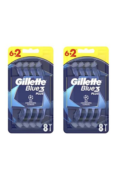 Gillette شفرة حلاقة بلو3 بلس 6+2 قطعة 2 قطعة
