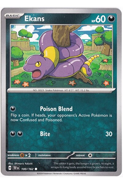 Pokemon إيكانس 100/162 - القوات المؤقتة - بطاقة (لون النعناع)