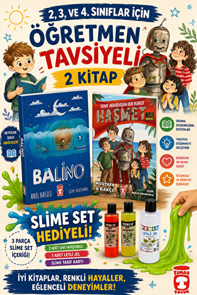 Timaş Çocuk TİMAŞ 2,3. ve 4.Sınıflar İçin Balino-Sınıf Arkadaşım Bir Robot Ha...